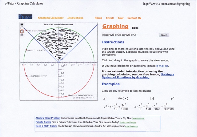 Solution Please Tell Me How I Would Graph This The Question Is Graph The Solution Set Of The Following System Of Inequalities X 2 Y 2 Less Than Or Equal To 25 Y Greater Than