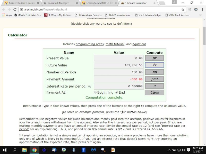 Solution Please Help Asap Find The Amount Accumulated Fv