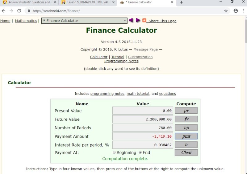 Solution Find The Periodic Payment For Each Sinking Fund
